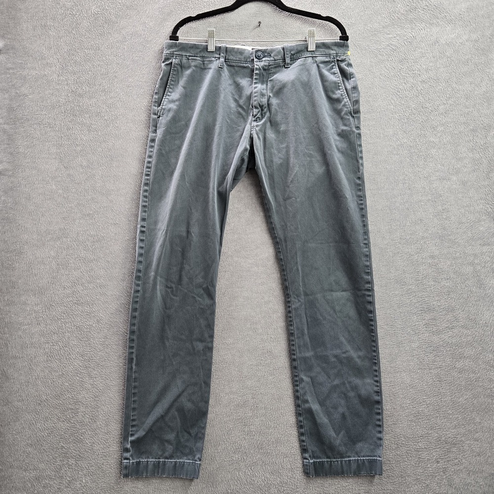 J.crew‎ Men Pants 33X32 Blue Chino Twill 484 Slim Button 30" Inseam